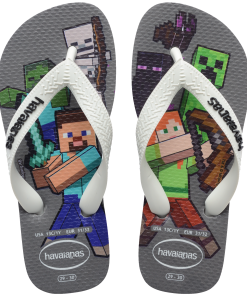 Kids' Minecraft Top Flip Flops