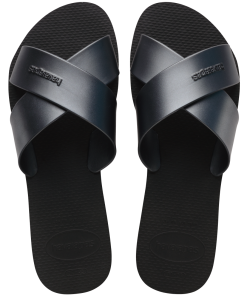 Women's Aqua Metallic Sandals