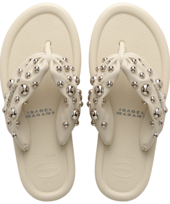 Women's Isabel Marant Maxi Puffed Studs Flip Flops